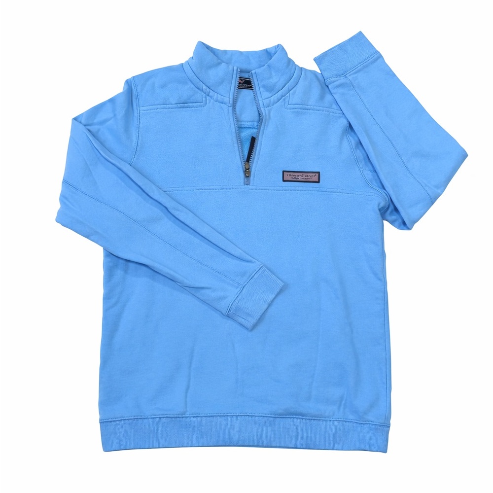 Vineyard Vines Light Blue Quarter Zip Sweater